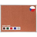 VMS VISION Nástěnka s kvalitním korkovým povrchem 1200 x 900 mm – Hledejceny.cz