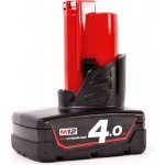 Milwaukee M12B4 4Ah 4932430065 – Zboží Dáma Milwaukee M12B4 4Ah 4932430065 – Zboží Dáma