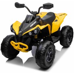 Maverick Dětská elektrická čtyřkolka ATV 2x200W žlutá