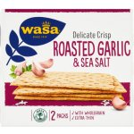 Wasa Delicate Crisp roasted garlic & sea salt 190 g – Zboží Dáma