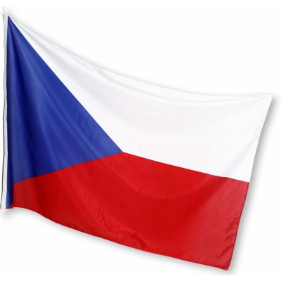 Vlajka ČR, 90 x 60 cm, s karabinou – Zboží Mobilmania
