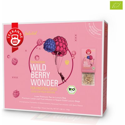 Teekanne BIO Selected. Wild Berry Wonder Luxury Bag 20 x 5,5 g – Zboží Mobilmania