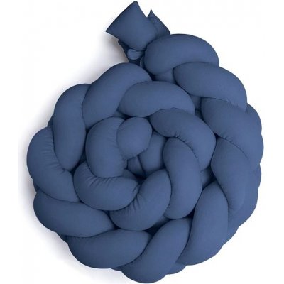 Maceshka Mušelínový pletený mantinel modrý – Zboží Mobilmania