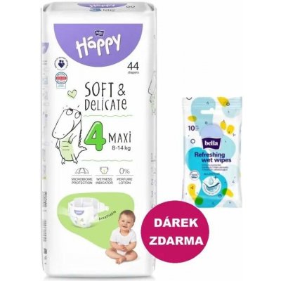 Bella Baby Happy Pants 4 Maxi 8-14 kg 44 ks – Hledejceny.cz
