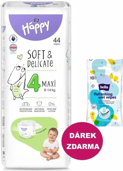 Bella Baby Happy Pants 4 Maxi 8-14 kg 44 ks