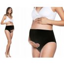 Italian Fashion dámské těhotenské kalhotky Mama maxi černé