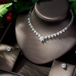 Éternelle Souprava šperků Swarovski Elements Stacey SET-N-759 Bílá/čirá – Zboží Dáma