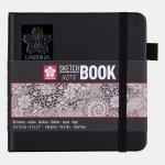Sakura Sketch Book černý černý papír 12x12 cm 140g – Zboží Dáma