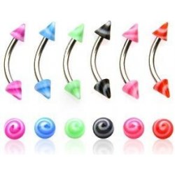 Šperky4U piercing do obočí OB01155-P