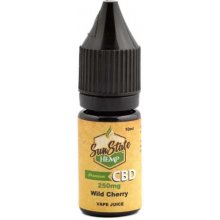 Sunstate Hemp Vape Juice Wild Cherry CBD 10 ml 250 mg