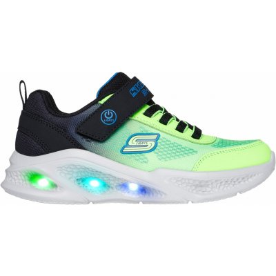 Skechers Meteor-lights zelená černá bílá – Zboží Mobilmania