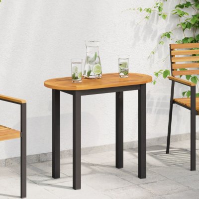 Omaxi 862457 Deska stolu Hnědá 80 x 40 x 2 cm Masivní akátové dřevo – Zboží Mobilmania