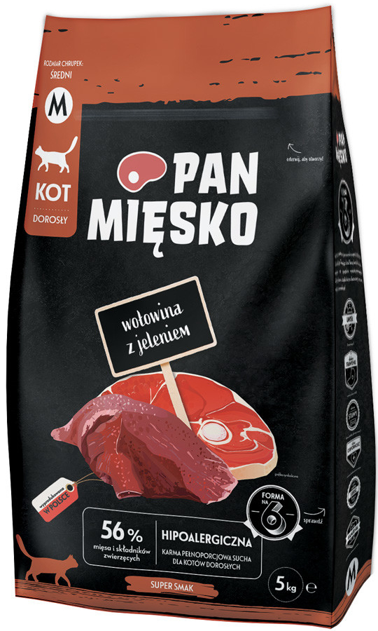 PAN MIĘSKO hovězí s jelenem 5 kg