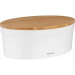 Kela Keramický chlebník SALENA, bílá – Zbozi.Blesk.cz