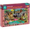 Puzzle Mudpuppy hledej a najdi Africké safari 64 ks / Search & Find African Safari 64 pc