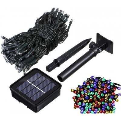 SOLAR 220 22 Solární světelný řetěz RGB 200LED 22Metrů – Hledejceny.cz