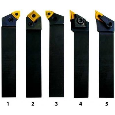 Optimum 3441672 Soustružnické nože HM 25 mm - sada 5 ks