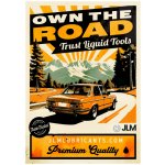 JLM vintage plakát – Own the Road