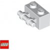 LEGO® doplněk LEGO® 30236 Kostka 1x2 Upravená s úchopem Bílá