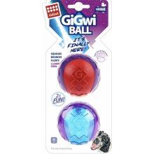 GiGwi Ball míček karta pískající M 2 ks