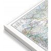 Nástěnné mapy National Geographic Čína - nástěnná mapa Classic 77 x 61 cm Varianta: mapa v hliníkovém rámu, Provedení: bílý rám