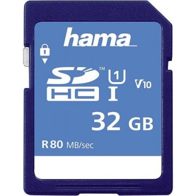 Hama SDHC UHS-I 32 GB 00124135 – Zbozi.Blesk.cz