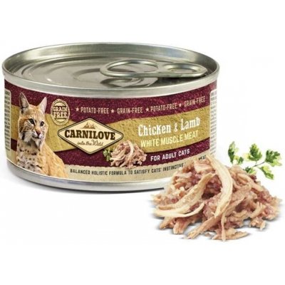 Carnilove White Muscle Meat Chicken&Lamb Cat 100 g