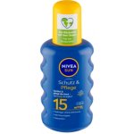 Nivea Sun Protect & Moisture spray na opalování SPF15 200 ml – Zboží Dáma