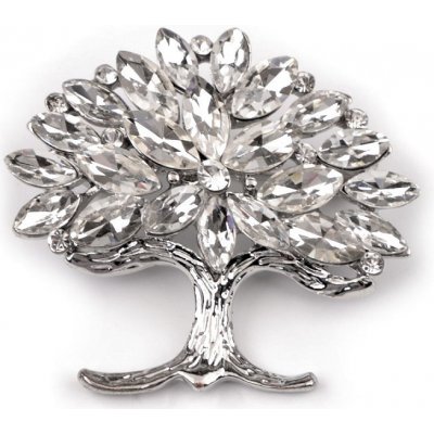 Stoklasa brož s broušenými kamínky strom života 1 crystal – Zboží Dáma