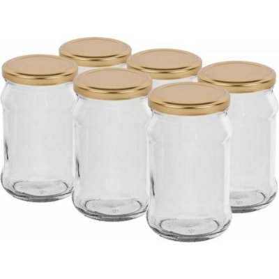 Browin zavařovací sklenice + zlaté víčko 66 mm 6 x 300ml – Hledejceny.cz