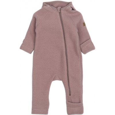 OVERAL MIKK-LINE S KAPUCÍ S UŠIMA TWILIGHT MAUVE MERINO VLNA – Zboží Dáma