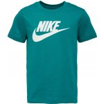 Nike Sportswear Tee Futura Tyrkysová/Bílá – Zboží Dáma