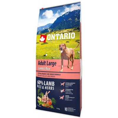 Ontario Adult Large Lamb & Rice 12 kg – Zboží Mobilmania