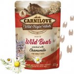 Carnilove cat pouch rich in Wild Boar enriched with Chamomile Divoké prase s heřmánkem 85 g – Zbozi.Blesk.cz