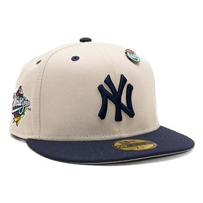 New Era 59FIFTY MLB World Series Pin New York Yankees Stone / Navy – Zboží Mobilmania