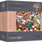 TREFL Wood Craft Origin Vánoční kočky 501 dílků – Zbozi.Blesk.cz