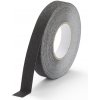 Stavební páska FLOMA Standard Removable Korundová snímatelná protiskluzová páska 18,3 m x 2,5 cm x 0,7 mm černá