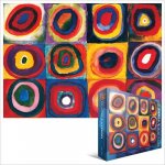 EuroGraphics Kandinsky Studie barevných čtverců 1000 dílků – Zboží Mobilmania