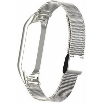 Deveroux Ocelový milánský řemínek pro MiBand 5, easy click - Stríbrný DEV0013 – Zboží Živě