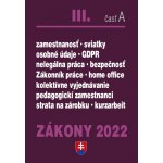 Zákony 2022 III. A - Pracovnoprávne vzťahy a BOZP, Minimálna mzda - Poradca s.r.o. – Zbozi.Blesk.cz