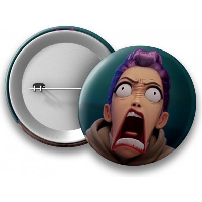 K-Pop Demon Hunters Placka Rumi Scream - 50 mm – Zboží Dáma