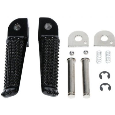 BIKETEC PARTS sada stupaček pasažéra kompletní s upevněním YAMAHA YZF R1 98-99, FZS 600 FAZER/YZF 600R 97-03, TRX 850 96-00, TDR 125 96-00, XJR 400 93-08 barva stříbrná | Zboží Auto
