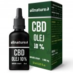 Allnature CBD Olej 5 % 10 ml – Zboží Mobilmania