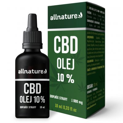 Allnature CBD Olej 5 % 10 ml – Zboží Mobilmania
