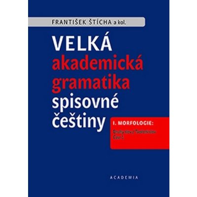 Velká akademická gramatika spisovné češtiny I. Morfologie: Druhy slov / Tvoření slov - František Štícha – Hledejceny.cz