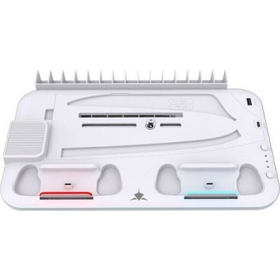 White Shark KIMURA PRO Chladicí stojan s nabíjecí stanicí pro PS5, PS5 Slim a PS5 Pro, bílá – Hledejceny.cz