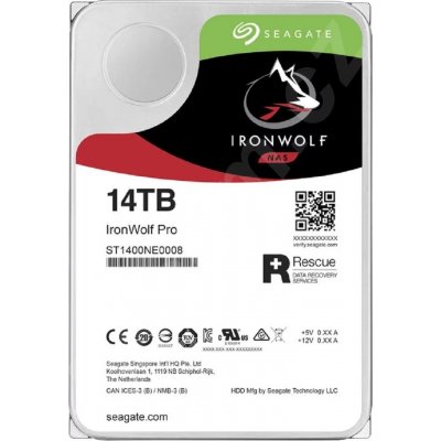 Seagate IronWolf PRO 14TB, ST14000NE0008 – Zbozi.Blesk.cz