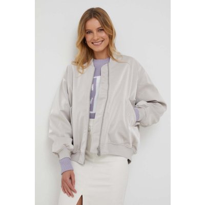 Calvin Klein Bomber šedá – Zbozi.Blesk.cz