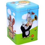 KRTEK Pokladnička Krteček 15cm set kasička se zámkem a klíčky kov – Sleviste.cz