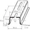 DIN-lista 35x15 - perforovaná, šířka 5,2mm 2m SCHMACHTL TS 35/CF5A